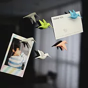 QUALY 蜂鳥飛訊-磁鐵(粉嫩)