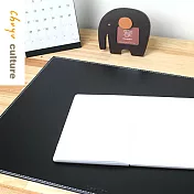 珠友 4K Leader 辦公桌墊/皮質/滑鼠墊黑