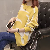 【NUMI】森-寬鬆針織毛衣-共4色-52110(F可選)F黃色