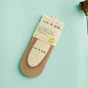 Kitch 奇趣設計 無痕冰絲防滑船型襪(兩入)深膚色