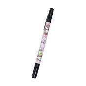 《sun-star》迪士尼公主黑色油性雙頭簽字筆(小美人魚-FS9)