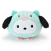 Sanrio 帕恰狗裝扮小豬迷你絨毛玩偶S