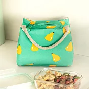 繽紛果漾／保溫保冷便當袋-彩綠洋梨