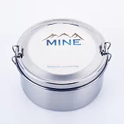 【MINE唐榮抗菌不銹鋼】圓形便當盒(小)