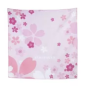 [星巴克]粉櫻飛舞包巾