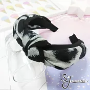 【SJ】時尚個性豹紋髮箍(兩色)-灰色