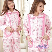 【天使霓裳】幸福滿滿 居家孕婦哺乳衣套裝(粉F)F