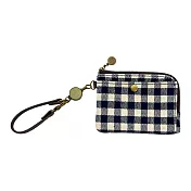 MIDORI 小物雜貨-伸縮式票夾(附鑰匙鍊)2019限量款-千島紋(播州織)