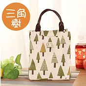 【Cap】日式帆布便當袋三角樹