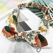 【SJ】溫暖花卉造型髮帶(兩色)-白色