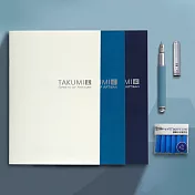 【IWI】禮品組合C(方格內頁)-富士山-藍