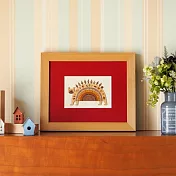 【木貼繪工房KIHARIE】日本天然木片貼畫 ‧北歐熊之森