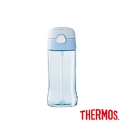 【THERMOS膳魔師】Tritan兒童吸管瓶0.45L(F4011T-BLA)淺藍色