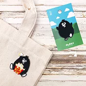 JzFun 奧樂雞/刺繡裝飾貼兩入組