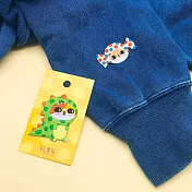 JzFun 拉查花/刺繡裝飾貼兩入組