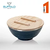 【牛頭牌】不銹鋼隔熱木蓋湯碗1200cc (灰)