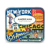 美國 Cavallini & Co. STICKERS  鐵盒貼紙  美國