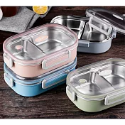 【EZlife】304不鏽鋼分格便當盒北歐灰