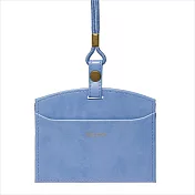 【Mark’s】Velessera經典皮革雙層證件夾 ‧天藍