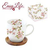 【義大利 EasyLife】櫻花系列 ? 馬克杯(瓷，含木座)