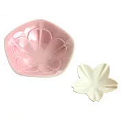 【和藍】春映櫻小皿筷架組 ‧粉