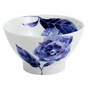 【和藍】美濃燒∣青玫瑰飯碗 ‧麗