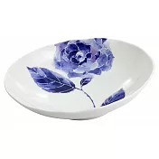 【和藍】美濃燒∣青玫瑰盤皿 ‧麗