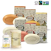 South of France 南法馬賽皂-潤澤滋養6入組170g x6加贈Kirks 3合1沐浴60mL+沐浴手套