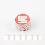 【BGM】和紙膠帶 實用Special系列 ‧ 方眼紅