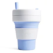 Stojo® 摺疊吸攜杯 16oz -天空藍