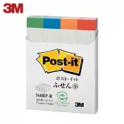 (2入1包)3M 560RP-R便條紙 四色(7.5×1.4CM)