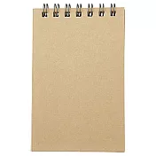 [MUJI無印良品]雙環筆記本/40張.A7.米