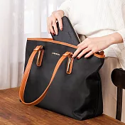 CHENSON 上班好氣質4口袋托特包 黑(CG80333-3)黑