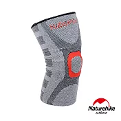 【Naturehike】 抗菌竹炭 無縫透氣 膝部 減壓墊(M)