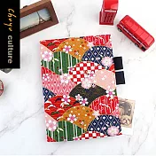 珠友 A5/25K半年誌禮盒/手帳/日誌/送禮(自填1日1頁)-方格01和風