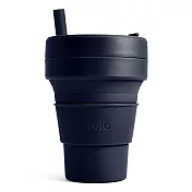 Stojo® 摺疊吸攜杯 16oz (布魯克林限定版) -丹寧藍