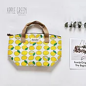 Apple Green 保溫餐袋/購物袋-黃檸檬