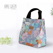 Apple Green 立體防水餐袋/購物袋-浪漫花季