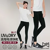 Run Power 螺旋壓紋機能運動褲7206黑線壓紋-S