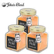 日本【John’s Blend】居家芳香膏- Apple Pear 135g-3入蘋果梨