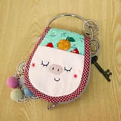 手縫ok!－大吉大利鑰匙零錢包(拼布材料包)