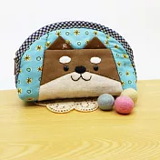 手縫ok!－柴犬化妝包(拼布材料包)