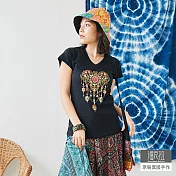 【潘克拉】水晶蝴蝶縫珠T TM651　FREE黑色