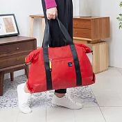 1818 減壓肩背帶 大容量旅行袋 紅(BS16003-R)