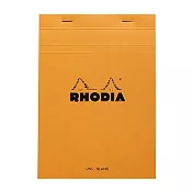 【Rhodia】N°16 上掀式筆記本 空白內頁80張 橘色