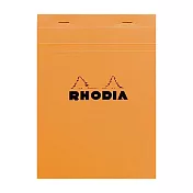 【Rhodia】N°16 上掀式筆記本_5x5方格內頁80張_ 橘色