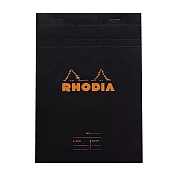 【Rhodia】N°16_A5上掀式筆記本_可撕式會議記錄用內頁80張_ 黑色