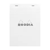 【Rhodia】N°16 上掀式筆記本_橫線留邊內頁80張_白色
