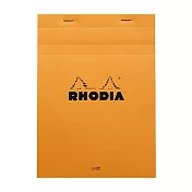 【Rhodia】N°16 上掀式筆記本_橫線留邊內頁80張_橘色
