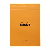 【Rhodia】N°18 上掀式筆記本_空白內頁80張_橘色橘色